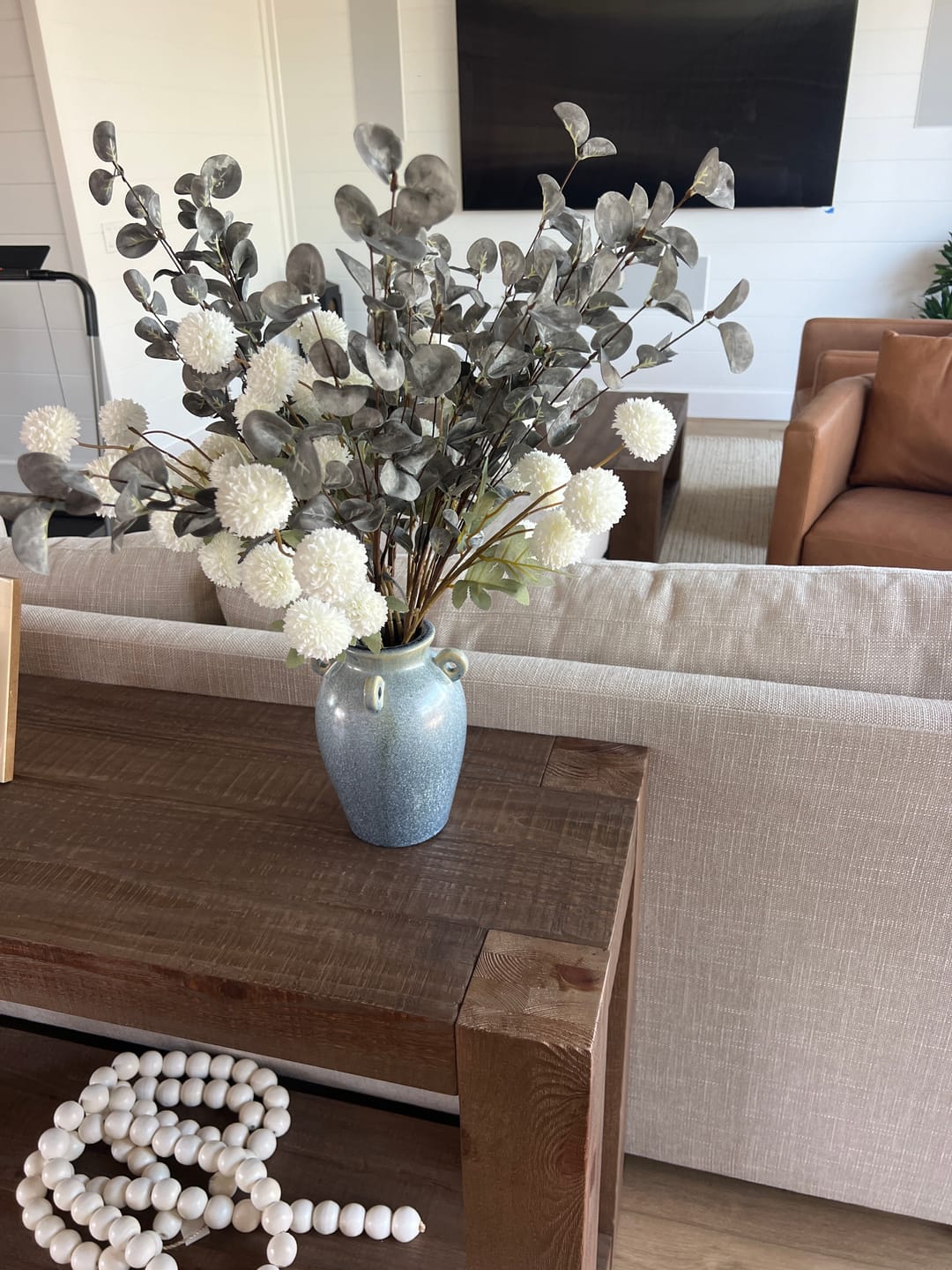 Customer photo review of Faux Arrangement - White & Green