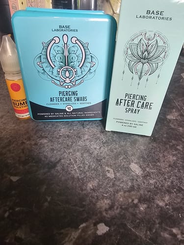 Customer photo review of Piercing Perfection Trio