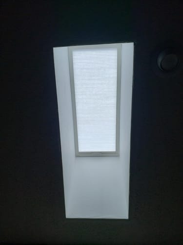 Customer photo review of Keego Classic Skylight Cellular Shades Cordless
