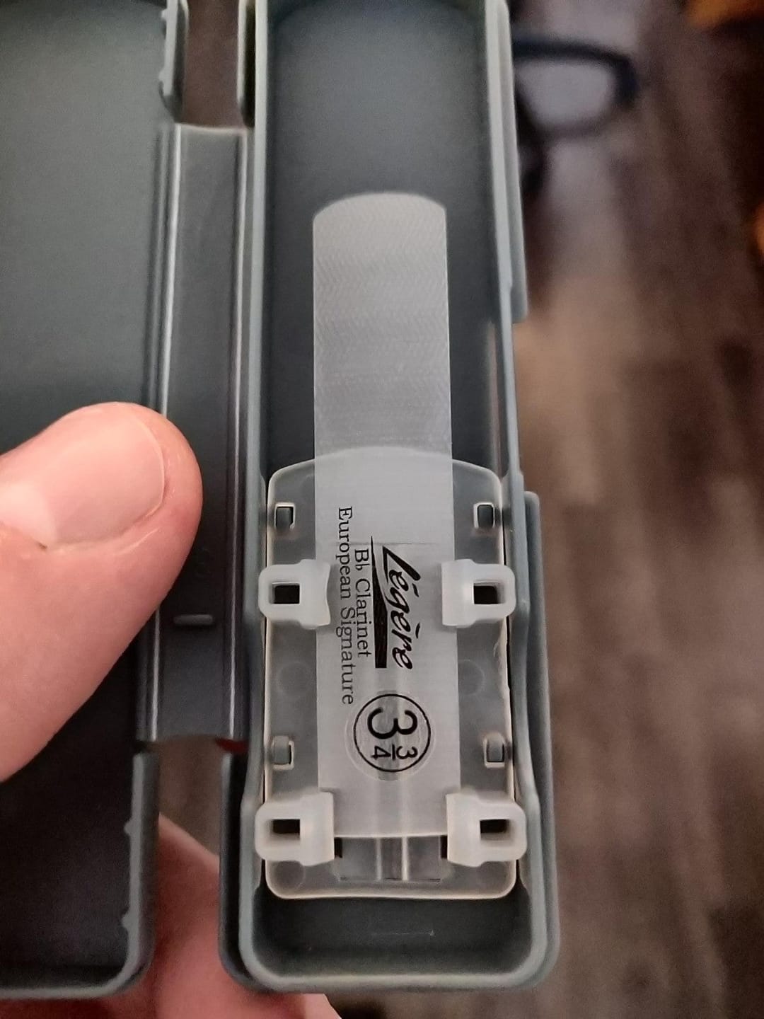 Customer photo review of Légère European Cut Bb Clarinet Reeds