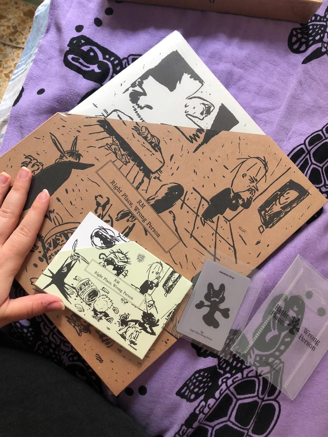 Customer photo review of RM - RIGHT PLACE, WRONG PERSON SOLO 2ND ALBUM WEVERSE ALBUM