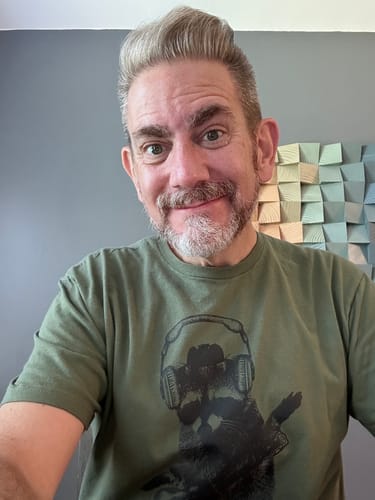 Customer photo review of Racoon Rocker T-Shirt