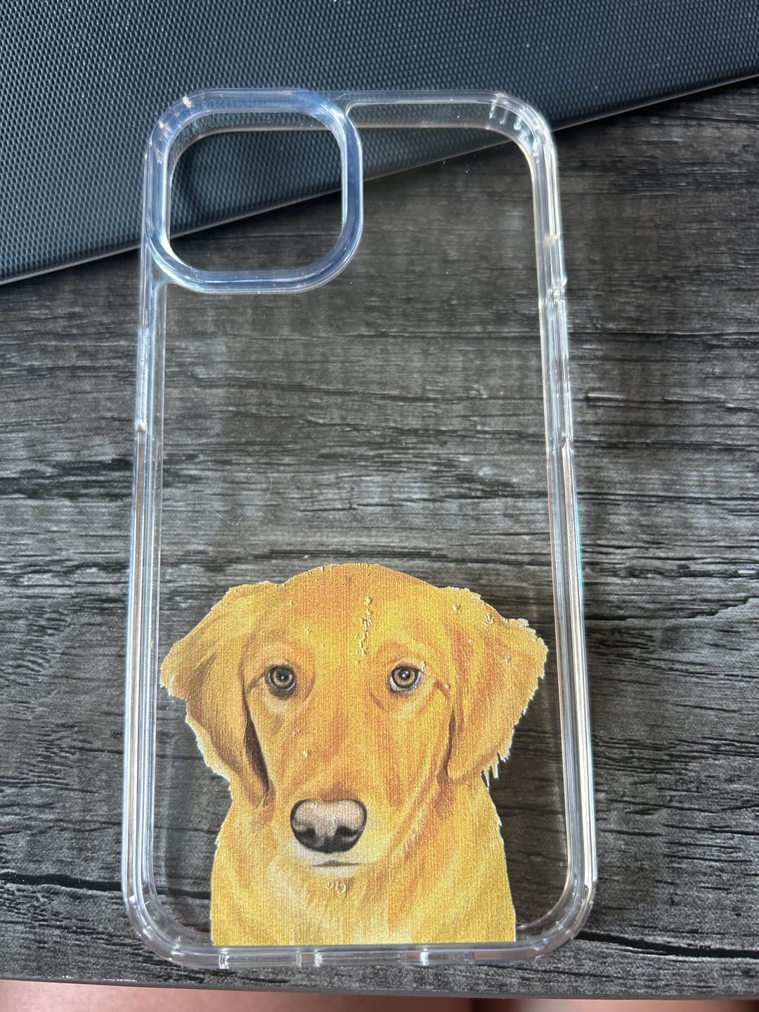 Customer photo review of Custom Pet Portrait Phone Cases