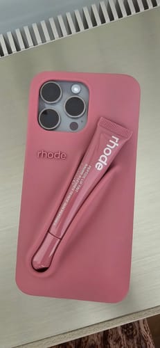 Customer photo review of peptide lip tint - salty tan -  soft mauve