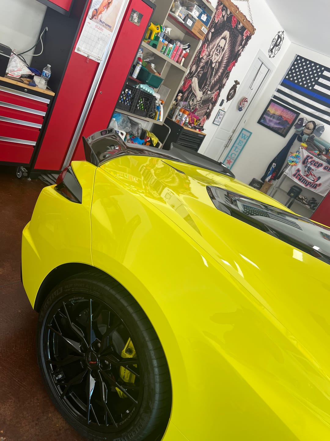 Customer photo review of Chevrolet Corvette C8 Z06 Visible Rear Ducktail Spoiler