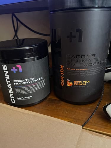 Customer photo review of +1© Danny's Ultimate Pre Workout High-stim (520g)