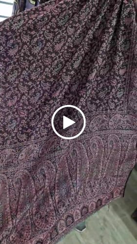 Customer video review of Pashtush Women'S Ethnic Weave Stole, Fine Wool