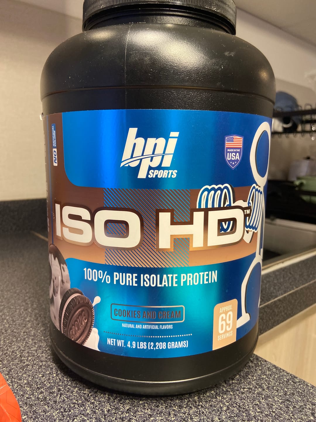 Customer photo review of Bpi Sports Iso HD Proteina Aislada 4.9 Lb