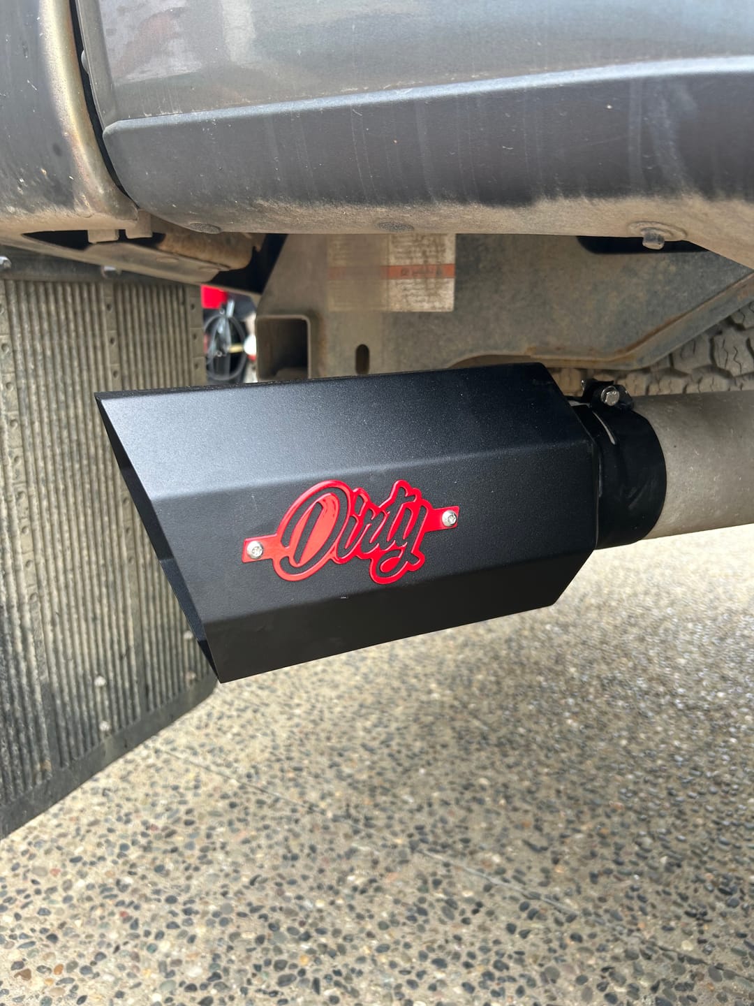 Customer photo review of Dirty Exhaust Tip (Trigger-Exhaust-Tip)