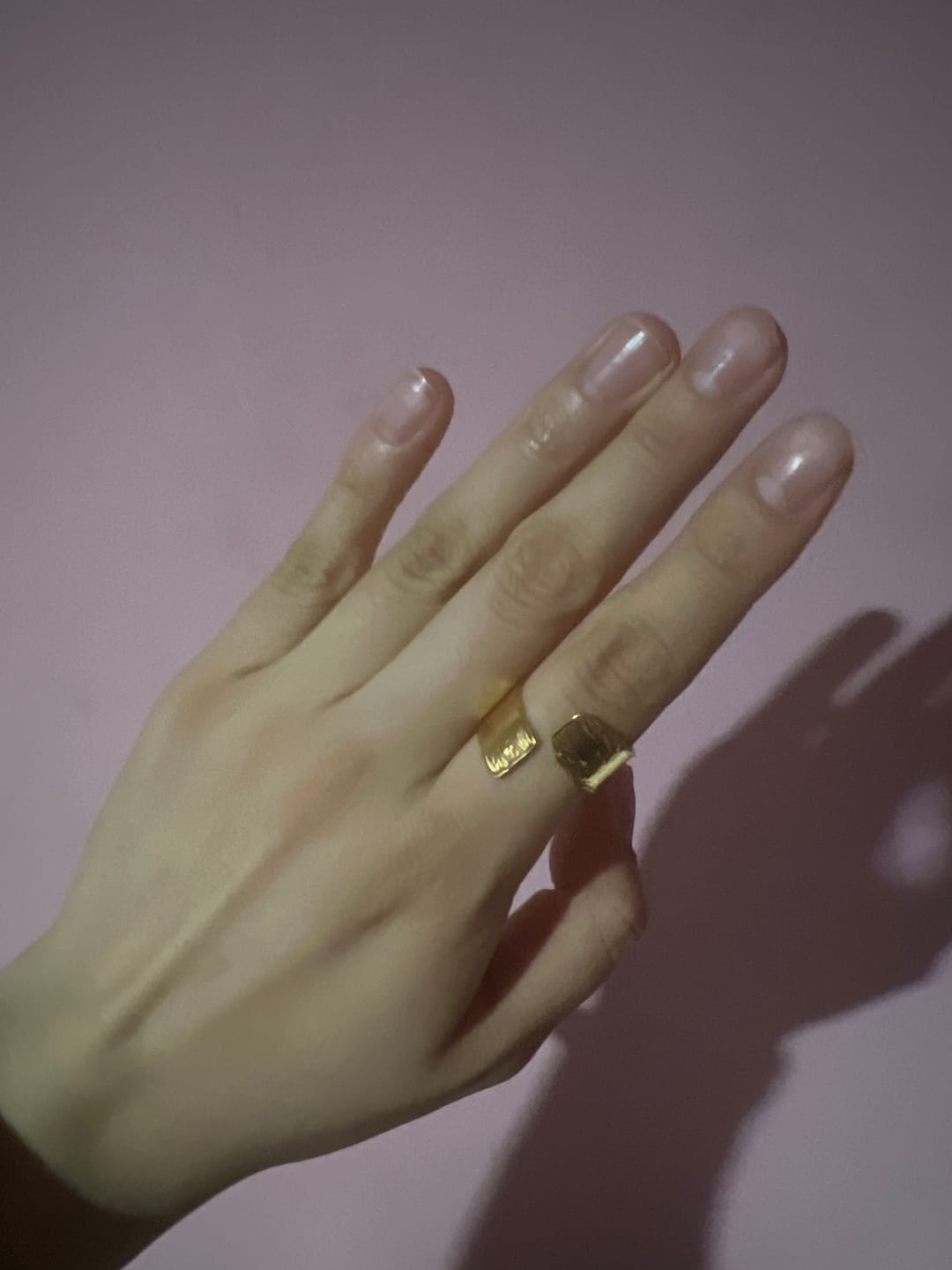 Customer photo review of Anillo Soho Gold Ajustable