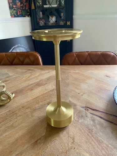 Customer photo review of Cordless Modern Aura Table Lamp - Cordless Table Lamp with Touch Control & Modern Nordic Design