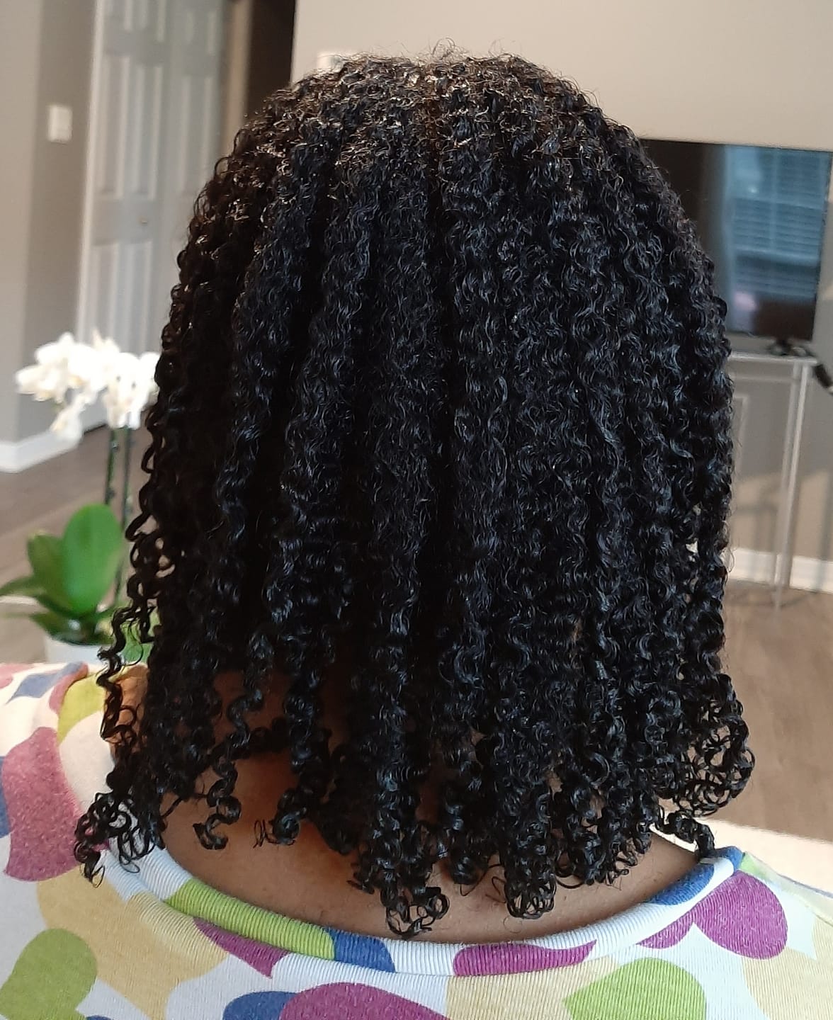 Customer photo review of INDULGE Moisturizing Deep Conditioning Treatment