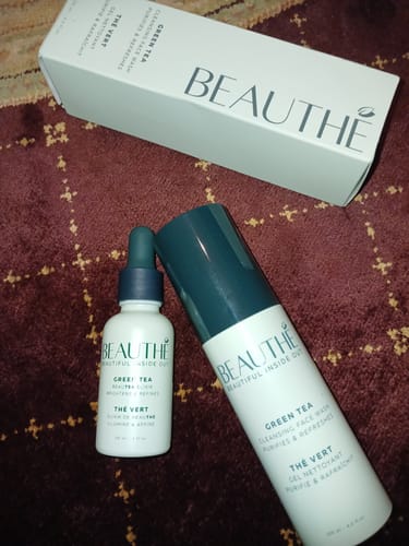 Customer photo review of Gel Nettoyant au Thé Vert