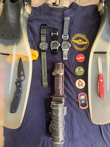 Customer photo review of Glomar Explorer - Hook And Loop Watch Strap