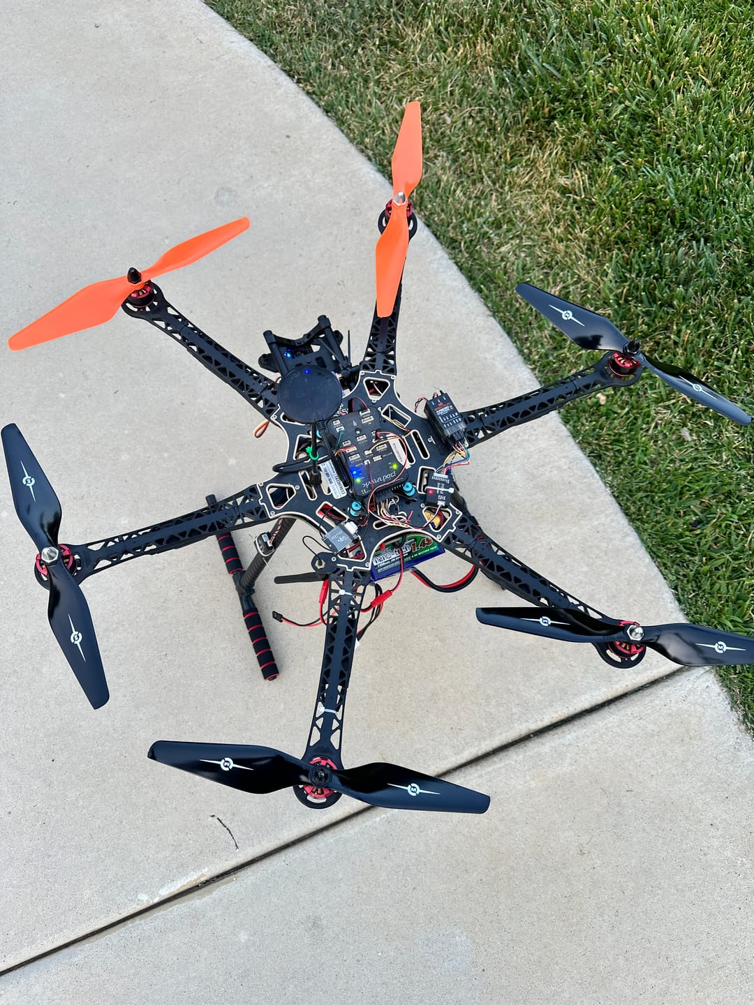 Customer photo review of MR Series - 10x4.5 Propeller Set x2 Orange
