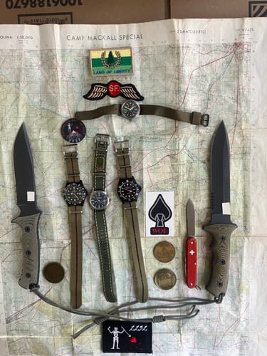 Customer photo review of Five Eye Nylon Watch Strap - Stripe