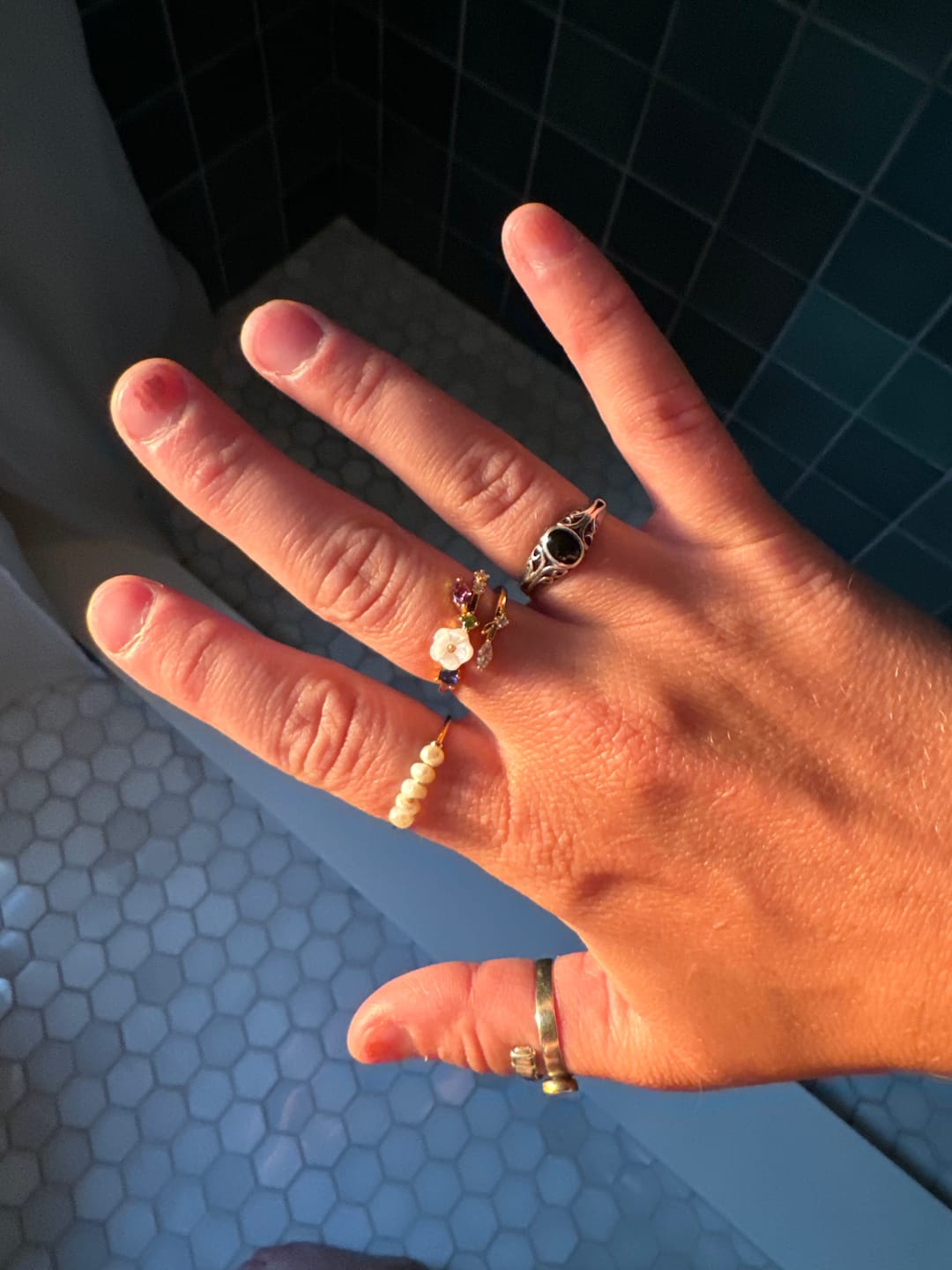 Customer photo review of Classic Freshwater Pearl Ring
