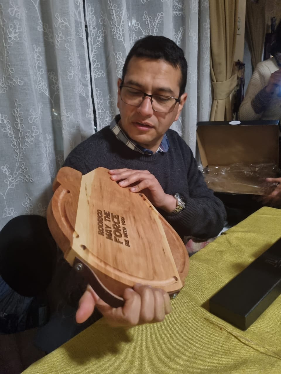 Customer photo review of Tabla Asado y Picoteo Nave Halcón