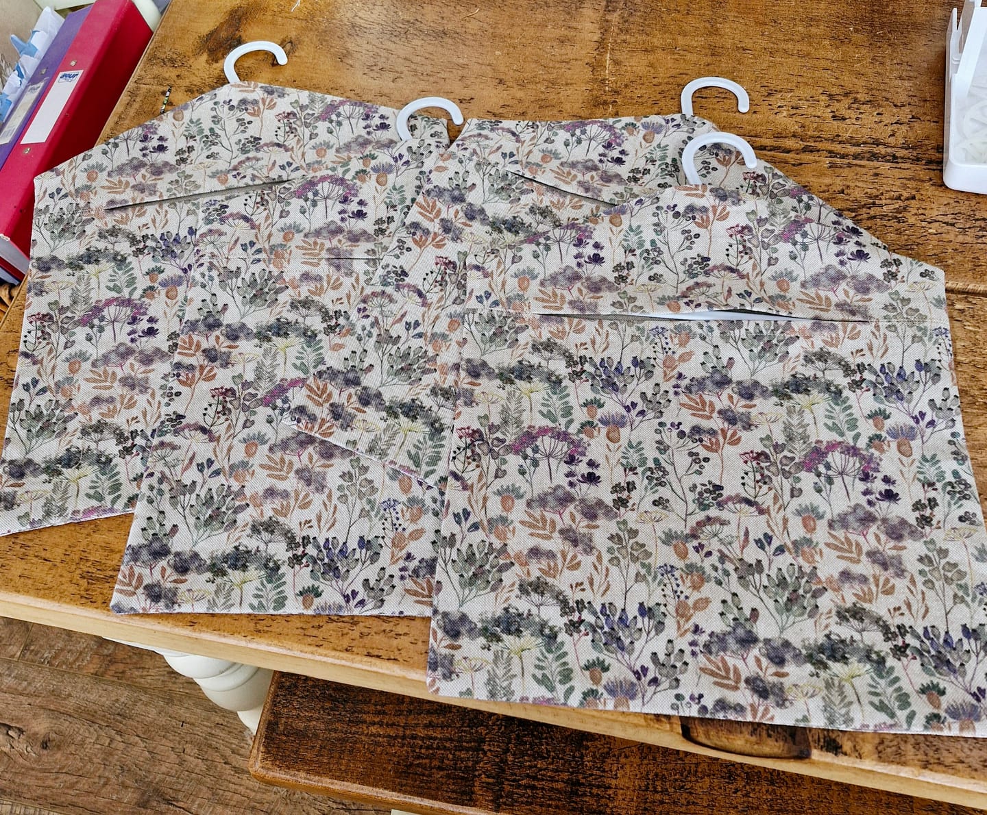 Customer photo review of Vintage Gardens Digital Linen Look Polycotton Fabric