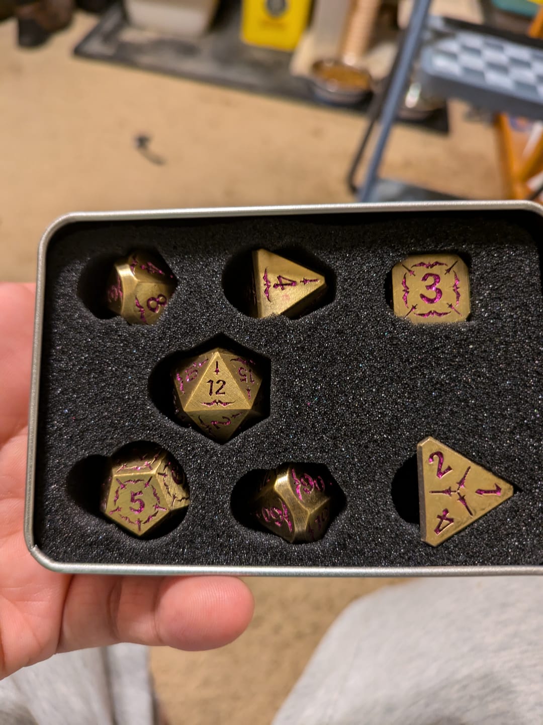 Customer photo review of MMG Tin Dice Case