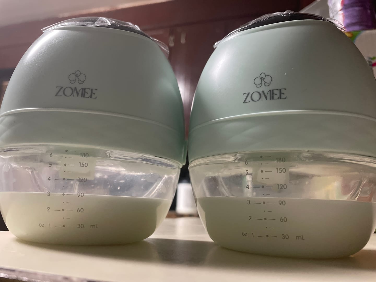 Customer photo review of Zomee Fit Wearable Hands Free Breast Pump