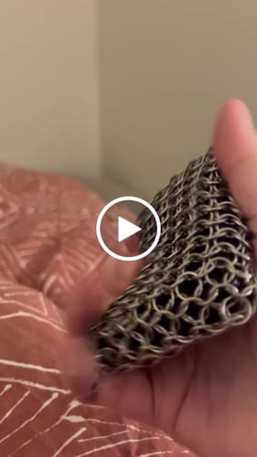 Customer video review of Chain Maille 'Picking' Squishy Pad