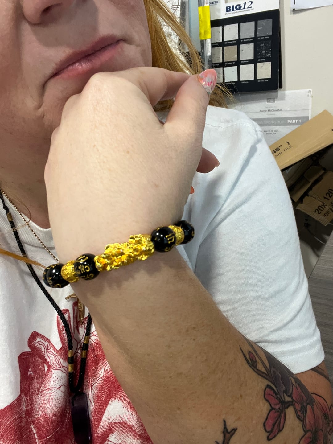 Customer photo review of The Feng Shui Wealth & Good Fortune Bracelet