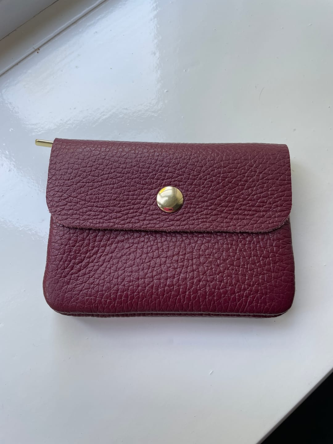 Customer photo review of Small Leather Purse
