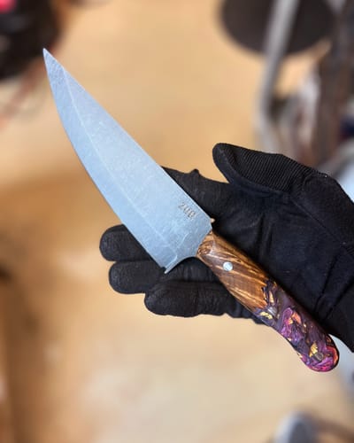 Customer photo review of Maple Burl | Gold Leaf