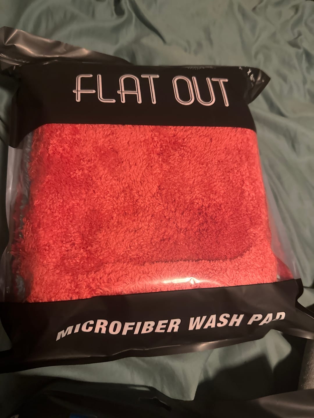 Customer photo review of Flat Out Wash Pads 4-Pack - RED/BLUE