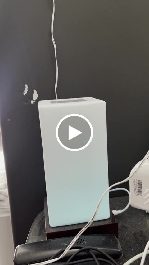 Customer video review of Modern Tower Lamp