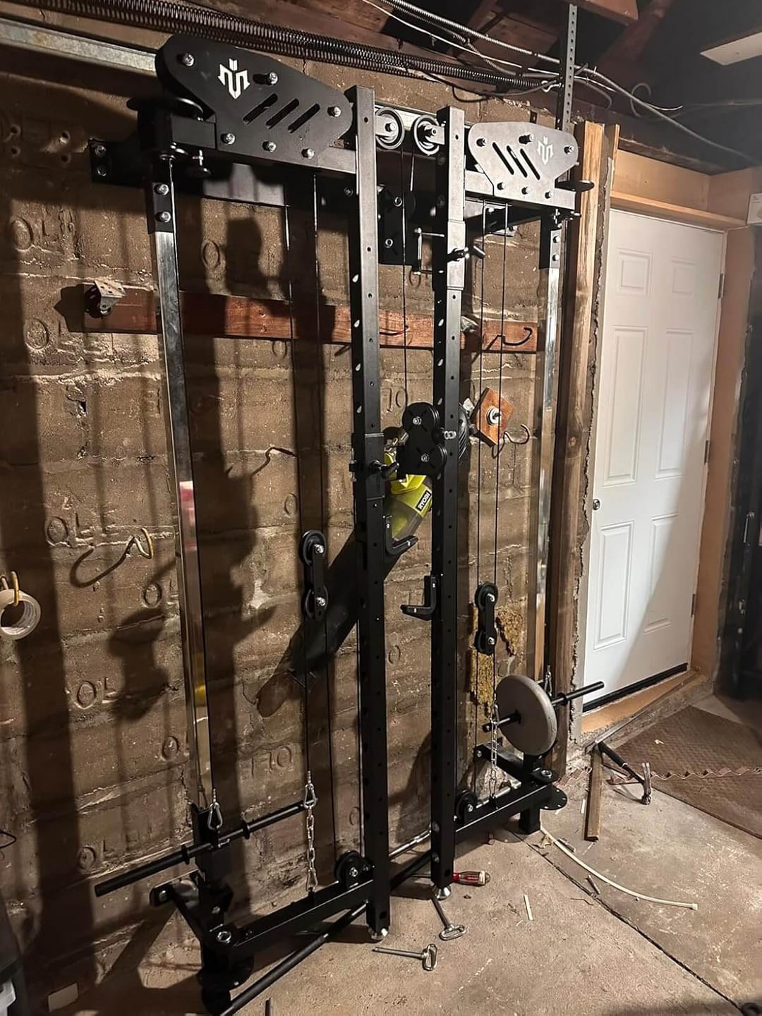 Customer photo review of CHEETAH™ Wall Mounted Folding Power Rack Functional Trainer