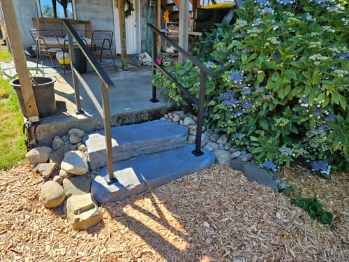 Customer photo review of Stair Handrail Kit