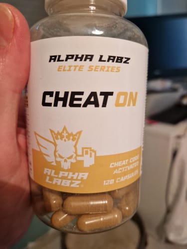 Customer photo review of Alpha Labz - Cheat On