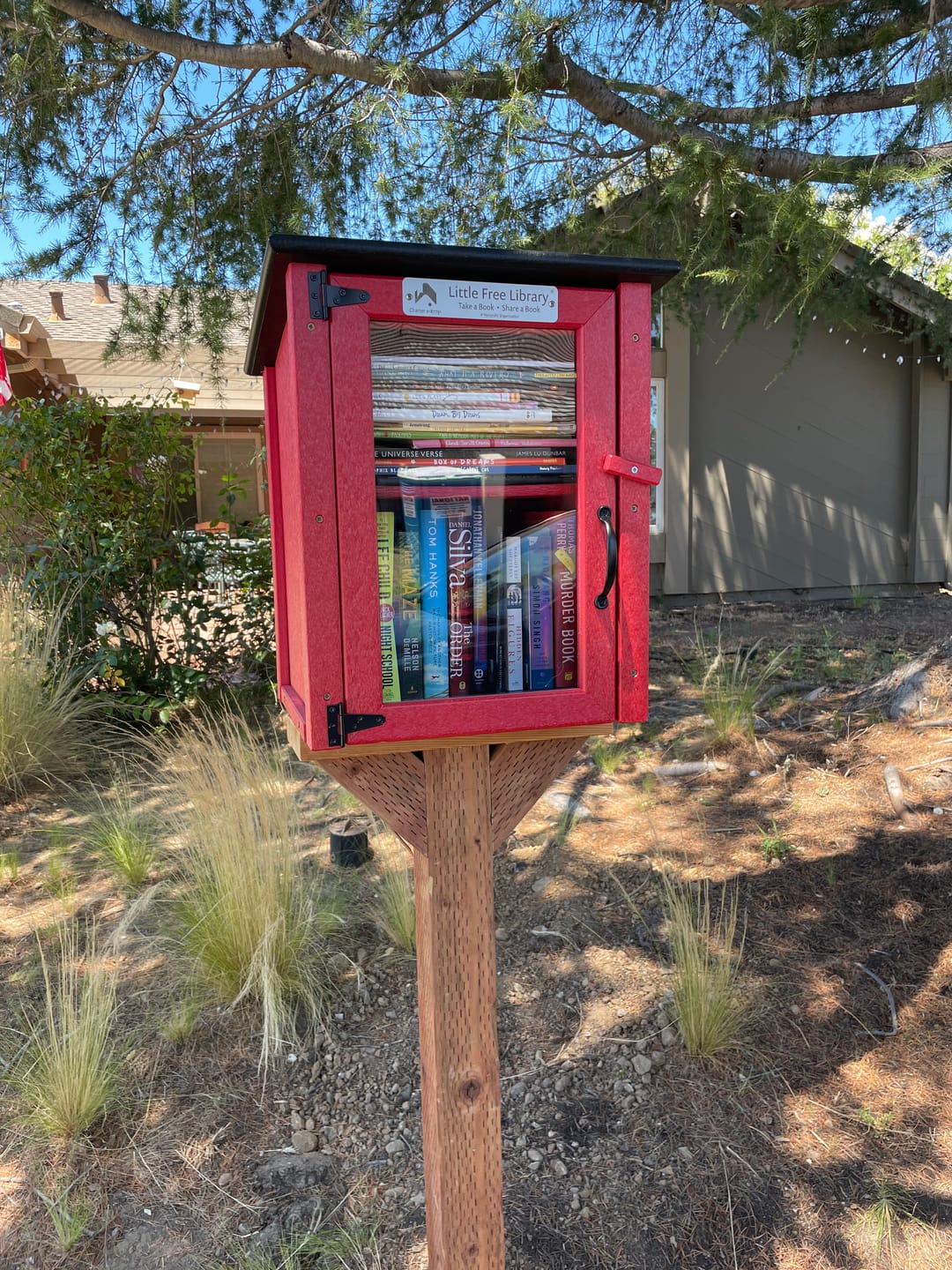 Customer photo review of Composite Two Story Red Kit Little Free Library
