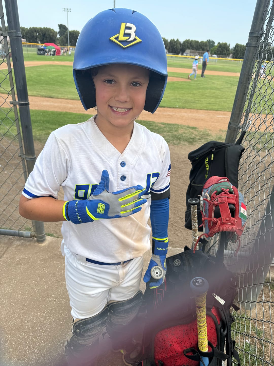 Customer photo review of SL ELITE LONG CUFF GLOVES