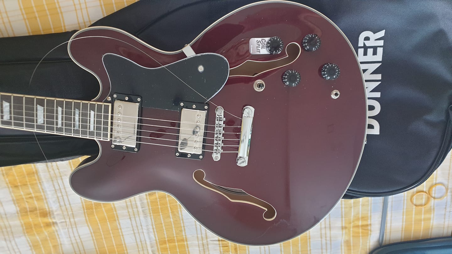 Customer photo review of Donner DJP-1000 Guitare Jazz Électrique