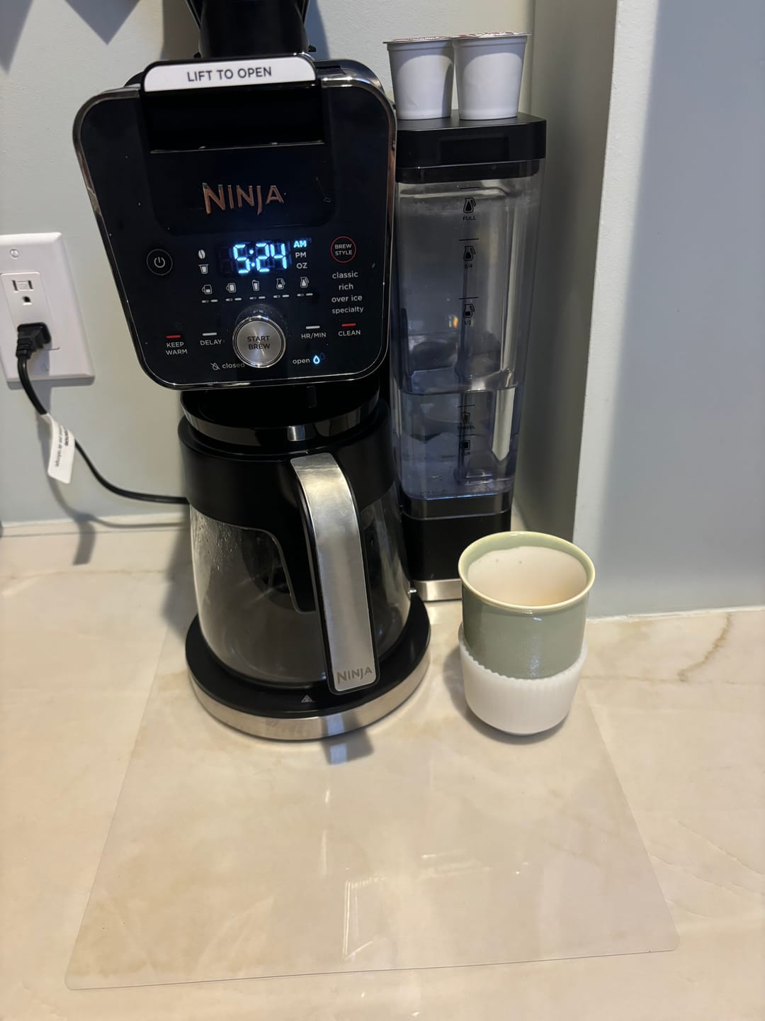 Customer photo review of Sage Green Cup