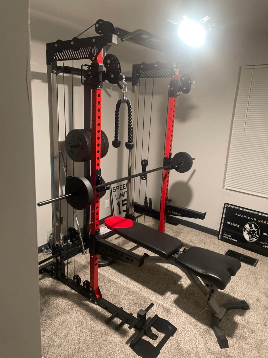 Customer photo review of HR05 Half Rack Functional Trainer