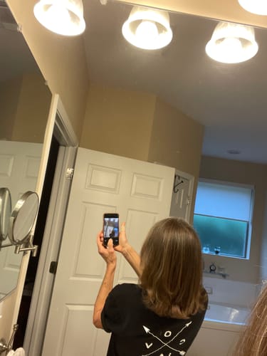 Customer photo review of Weightless Shampoo & Conditioner
