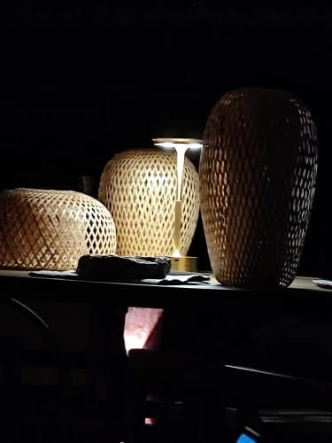 Customer photo review of Cordless Modern Aura Table Lamp - Cordless Table Lamp with Touch Control & Modern Nordic Design