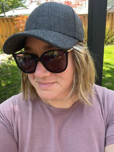 Customer photo review of Herringbone Tweed Hat