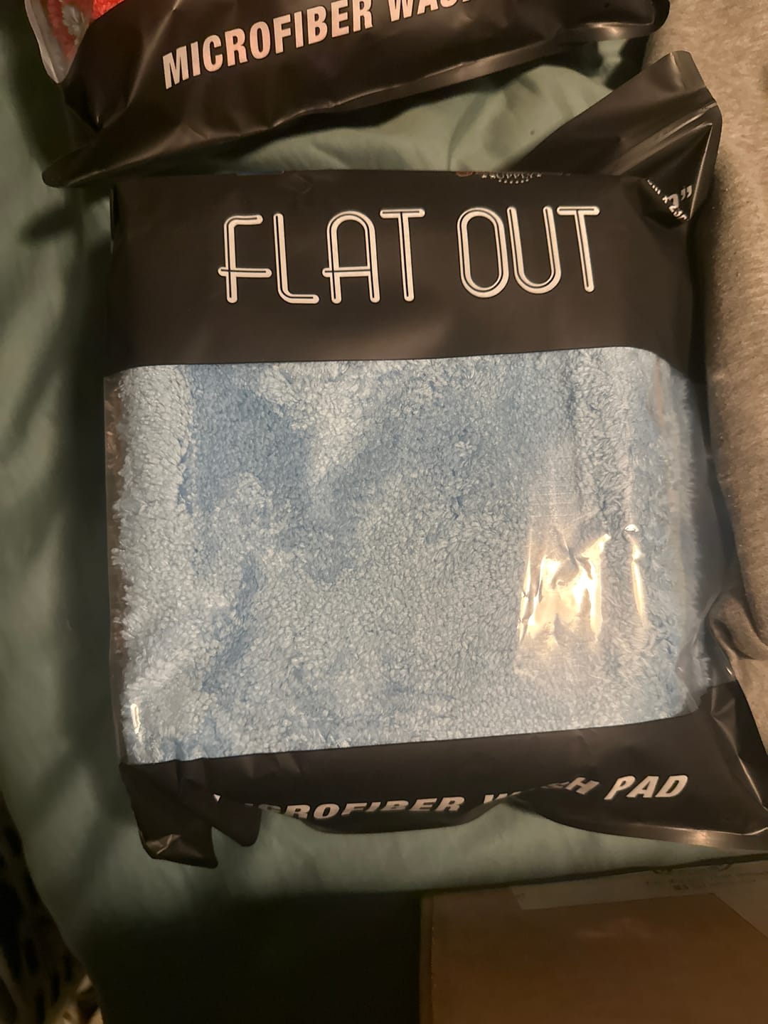 Customer photo review of FLAT OUT Wash Pad 4-Pack