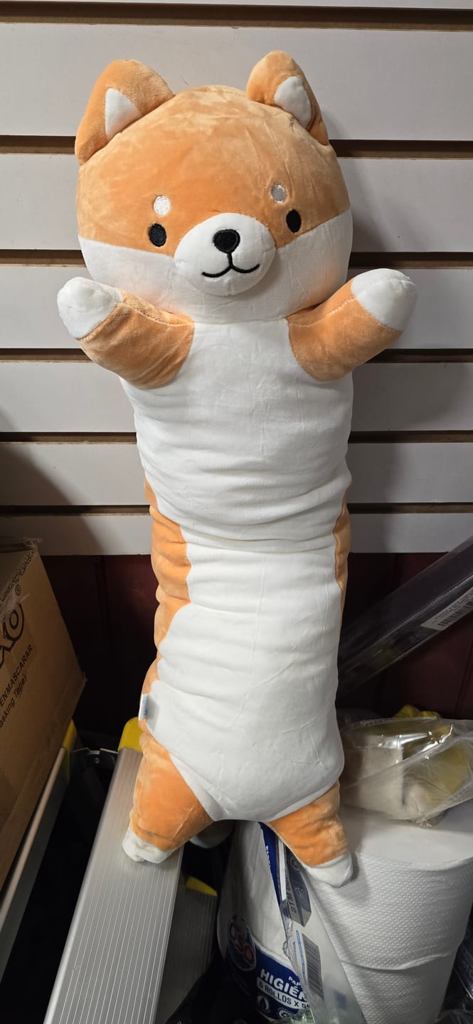 Customer photo review of Peluche Felpa Suave Perro Shiba Inu Grande Xl 60 Cm