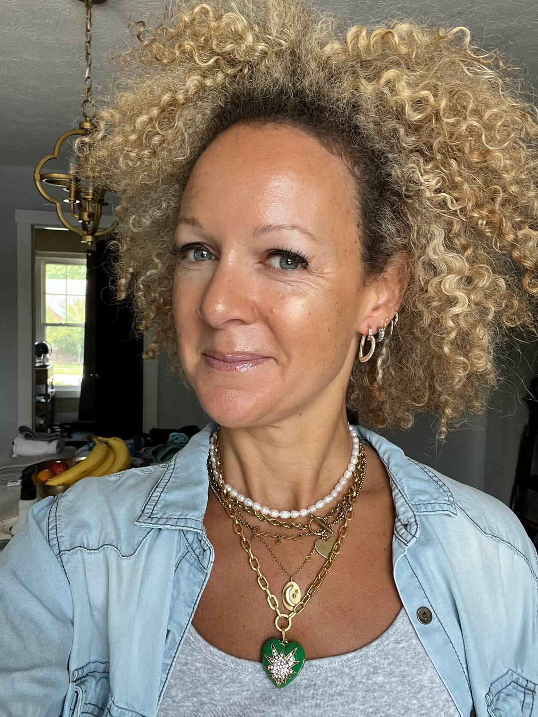 Customer photo review of Heart of Tefiti Necklace