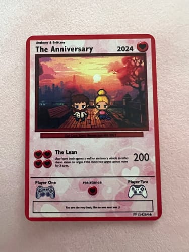 Customer photo review of Build Your Own - Anniversary Card