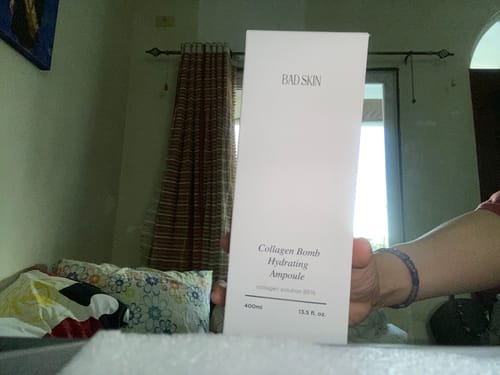Customer photo review of Bad Skin™ Korean Collagen Bomb Hydrating Ampoule