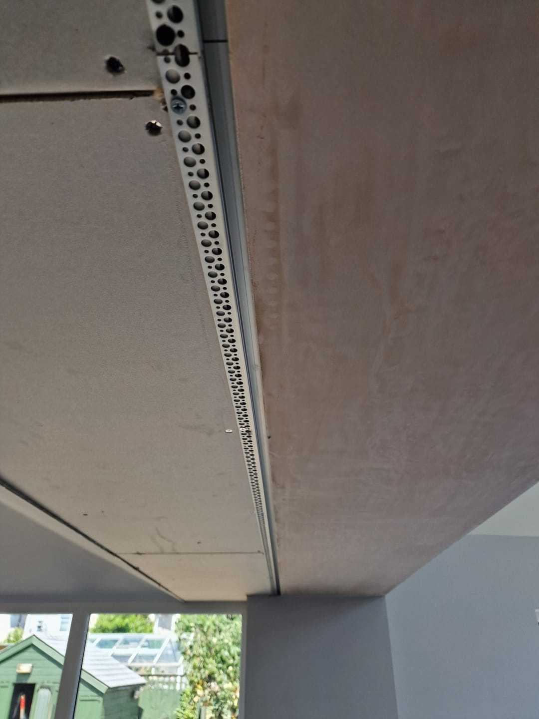 Customer photo review of 2 Meters Trimless 12MM Wide Plaster-In Aluminum LED Profile Channel with Frosted Diffuser & Accessories for LED Strip Lighting