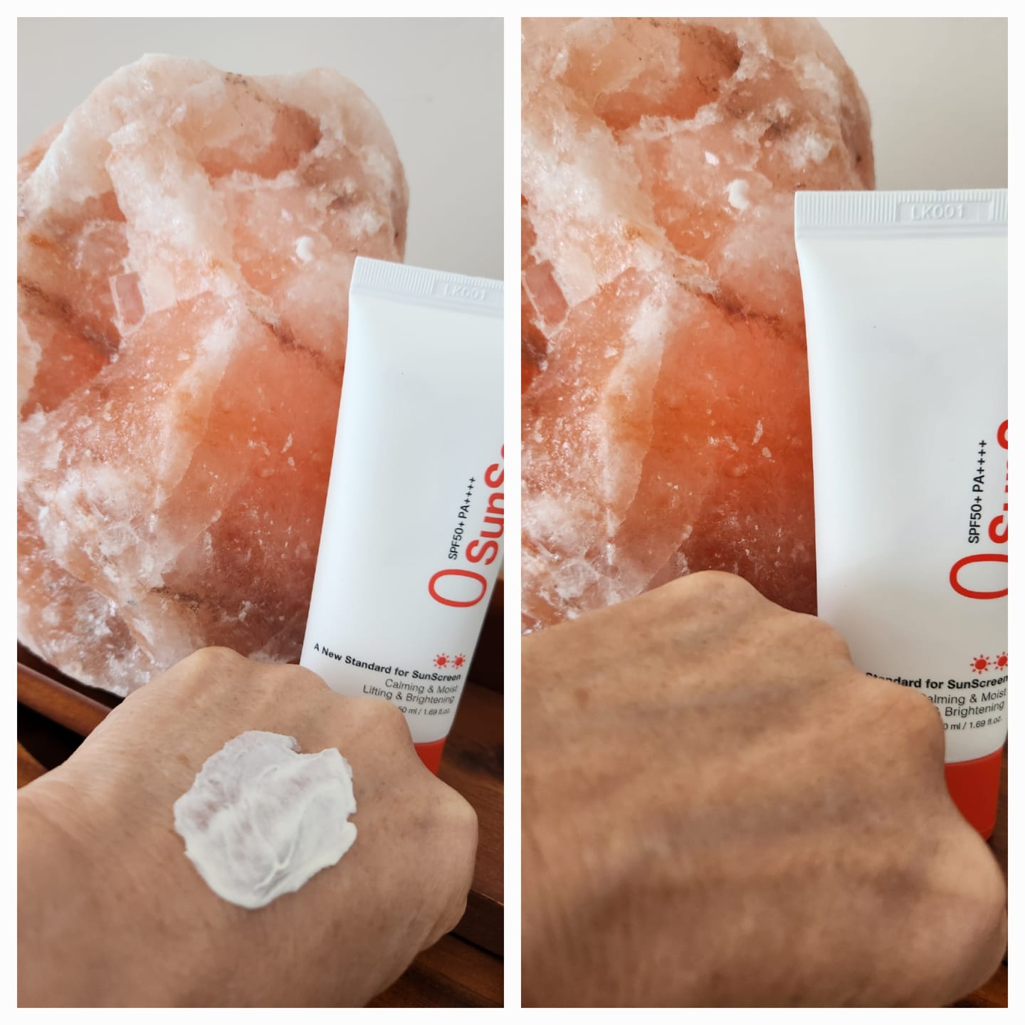 Customer photo review of O'melon Zero O Sunscreen