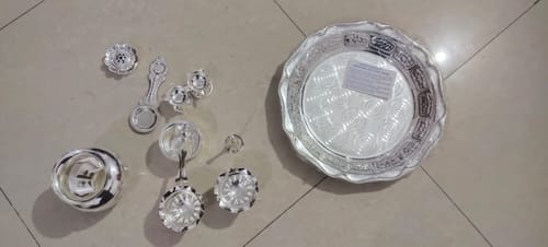 Customer photo review of Designer Pooja Set